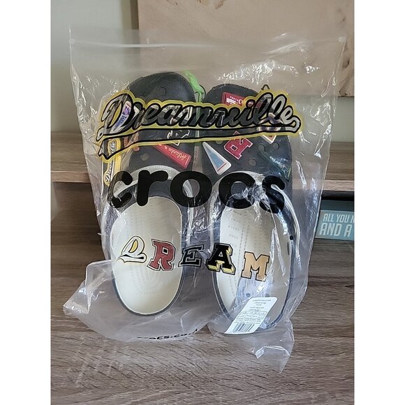 Crocs Unisex J Cole Dreamville X Classic Clogs Sandals Multi, Size 12 Men's - Picture 3 of 13